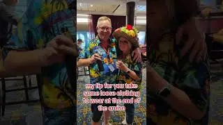 A tip for first time cruisers. Clothing from embarkation to disembarkation #cruise #travelshorts