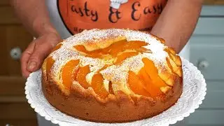 Torta Soffice alle Pesche Sciroppate Ideale Per Tutte le Stagioni - Soft Peach Cake In Syrup
