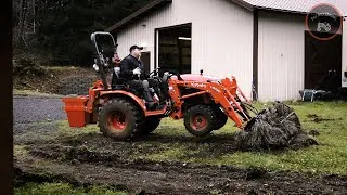 Grapple | Checking the Trails & Pond | Kubota B2601 & Land Pride SGC0660