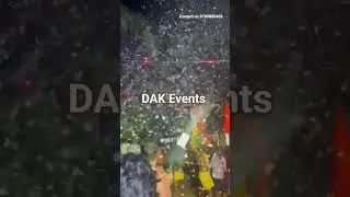 paper shower work dak events #viralvideo #reels #party #wedding #viral #happybirthday