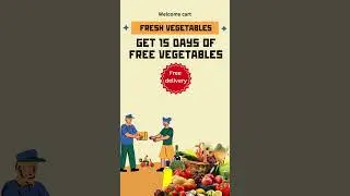 Get 15 Days of FREE Vegetables delivered straight to your doorstep! 🥦🍅🍆