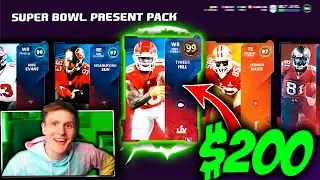 *INSANE PULLS* $200 Super Bowl Present Pack Opening... - Madden 21 Ultimate Team