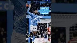 Antoine Semenyo's Explosive Manchester City Debut Lights Up FA Cup with Goal and Assist #shorts