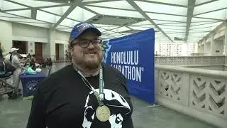 Honolulu Marathon's last-place finisher shares inspiring weight-loss journey