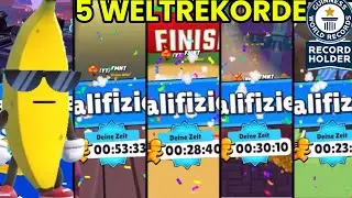 So habe ich 5 WELTREKORDE in Stumble Guys bekommen 😱