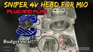 Mio Sniper 4v head plug and play