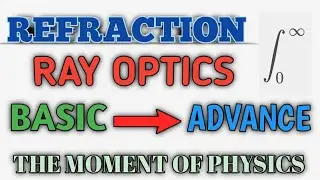 BASICS OF REFRACTION II PART 1 II  BY VISHWADEEPAK VERMA II MOMENT OF PHYSICS #EDUCATION #PHYSICS