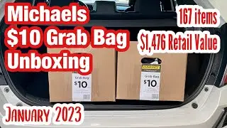 Michaels Grab Bag Unboxing | January 2023