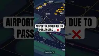 АЭРОПОРТ ЗАБЛОКИРОВАН ИЗ-ЗА ПАССАЖЕРОВ 🛫❌ #авиация #управлениевоздушнымдвижением #atcapp #вирусны...