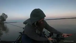 Springtime Big Blue Catfish caught from the Kayak - 