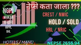 Nepse Update 2082-01-11 /HRL /NRIC /NGPL/MAKAR/RADHI/HPPL/BHL-HOTEL/MANU. Hold /Sold..?