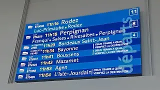 SPOT QUELQUE TRAIN À LA GARE DE TOULOUSE MATABIAU FRET GRAND LIGNE TER LIO OCCITANIE 🟥🟨