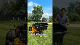 Best Attachment for mulch #mega #mulch #scag #wright #toro #lawncare #landscape #gardensupplies