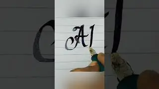 AK #calligraphy #calligraphypen #handwriting  #mrsmindvoice #a #k #capture #ak #trendingshorts #new