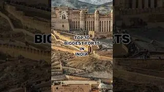 Top 10 Biggest Forts in india #shortvideo #trending #viral #ytshorts #toptenfacts #top10 #forts