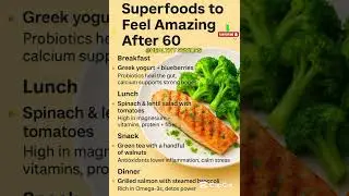 Best Foods for Seniors After 60 | Boost Energy & Brain Health