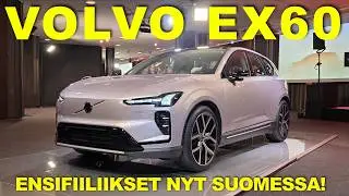 Volvo EX60 Electric ensifiilikset Suomessa!