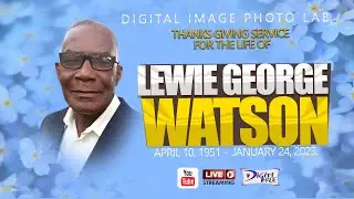 Lewie George Watson Funeral Service