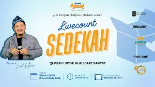 Live count sedekah santri Madrasah Alfatih