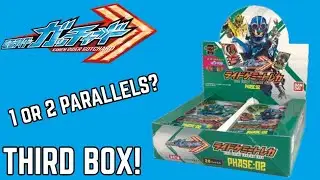 1 or 2 Parallels? Third Box! Ride Chemy Trading Card Phase 02 - Kamen Rider Gotchard