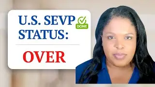 U.S. Student VISAS: My School LOST Their SEVP Status.....Now What???