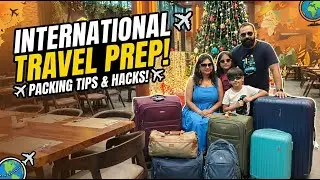 International Travel Prep! Shopping, Packing, Tips & Hacks! #international #trip
