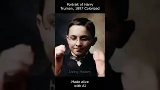 Young Harry Truman Comes to Life | AI-Enhanced 1897 Portrait