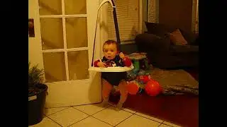 Jack saying Kar and laughing on his jolly jumper