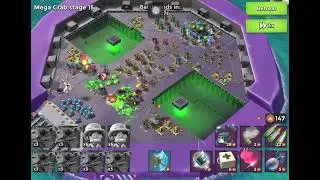 Boom Beach - Mega Crab - Attack 753 (Clear=Free Attack) (Life Leech Crab=Health Vampire) (Reverse)