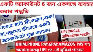 UPI CIRCLE ACTIVATION/REGISTRATION PROCESS OF BHIM,PHONEPE,GPAY,AMAZON PAY,WHAT'S APP UPI NEW LIMIT