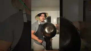 You wok mate. (seasoning wok) #wok