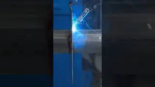 Сварка гидрозакладной промышленным роботом  #промышленныйробот #welding #роборубка #сварка