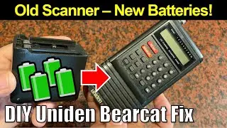 ✅ Ремонт портативного радиосканера Uniden Bearcat XT100 с новым никель-кадмиевым аккумулятором