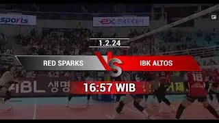 LIVE - RED SPARKS VS IBK ALTOS | Korean Women's Volleyball V - League