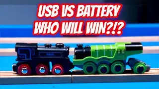 Rechargeable BRIO vs. Battery-Powered BRIO & THOMAS Trains!