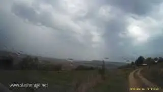 Timelapse de l'arriv&eacute;e de l'orage (ex-depression tropicale Henri)(16-09-2015)