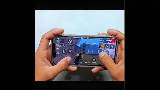 3 Finger Custom Hud with handcam gameplay 😍🔥 #battleroyalegame