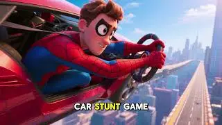 Superhero Car Stunt Mega Ramps New Car racing game 2026