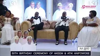 Lagos and U.S Celebrity Rich Twins, AKEEM & ATIK CELEBRATES THEIR 50TH IN GRAND STYLE in Lagos