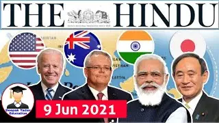 9 June 2021 | The Hindu Newspaper Analysis | Current Affairs 2021 #UPSC #IAS Editorial Analysis