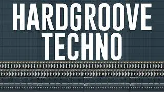 How To Make Easy HARDGROOVE TECHNO!! - FL Studio Tutorial (+FREE FLP)