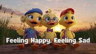 Little Ducks Adventures | This Episode: Feeling Happy, Feeling Sad | Emotions Song for Kids