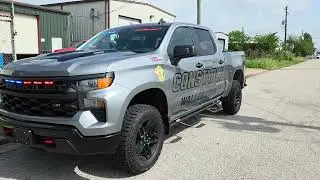 2025 Silverado Feniex Police Lights by EFS Houston Emergency Fleet Service