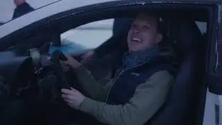 Couple of Drivers on Ice: First Slides and Thrilling Moments Behind the Wheel