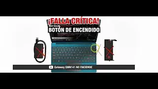 Bot&oacute;n de encendido GATEWAY c&oacute;mo diagnosticar | Alternativa reparaci&oacute;n