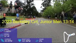 2023 Berkeley Streets Criterium, Junior Men 13-14