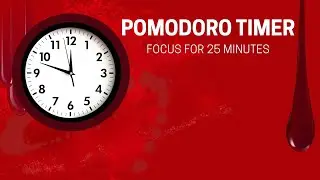 Horror Themed Pomodoro | Focus for 25 productive minutes (taps end)