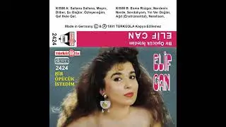 Elif Can - Bir Opucuk Istedim (Turkuola 2424 Kaset Album Kapak)