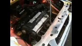 mk3 escort combi van with st170 engine test start