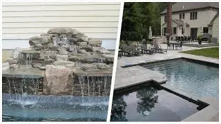 75 Transitional Gray Pool Design Ideas You'll Love 😊